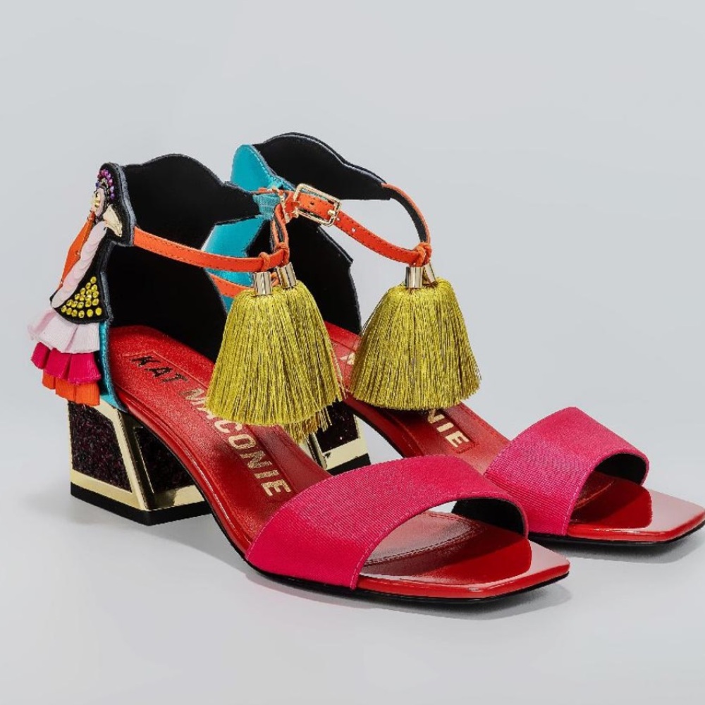 kat maconie Kay Sandals SS25 LOW BLOCK HEEL
Scuba/Merlot sz. 39